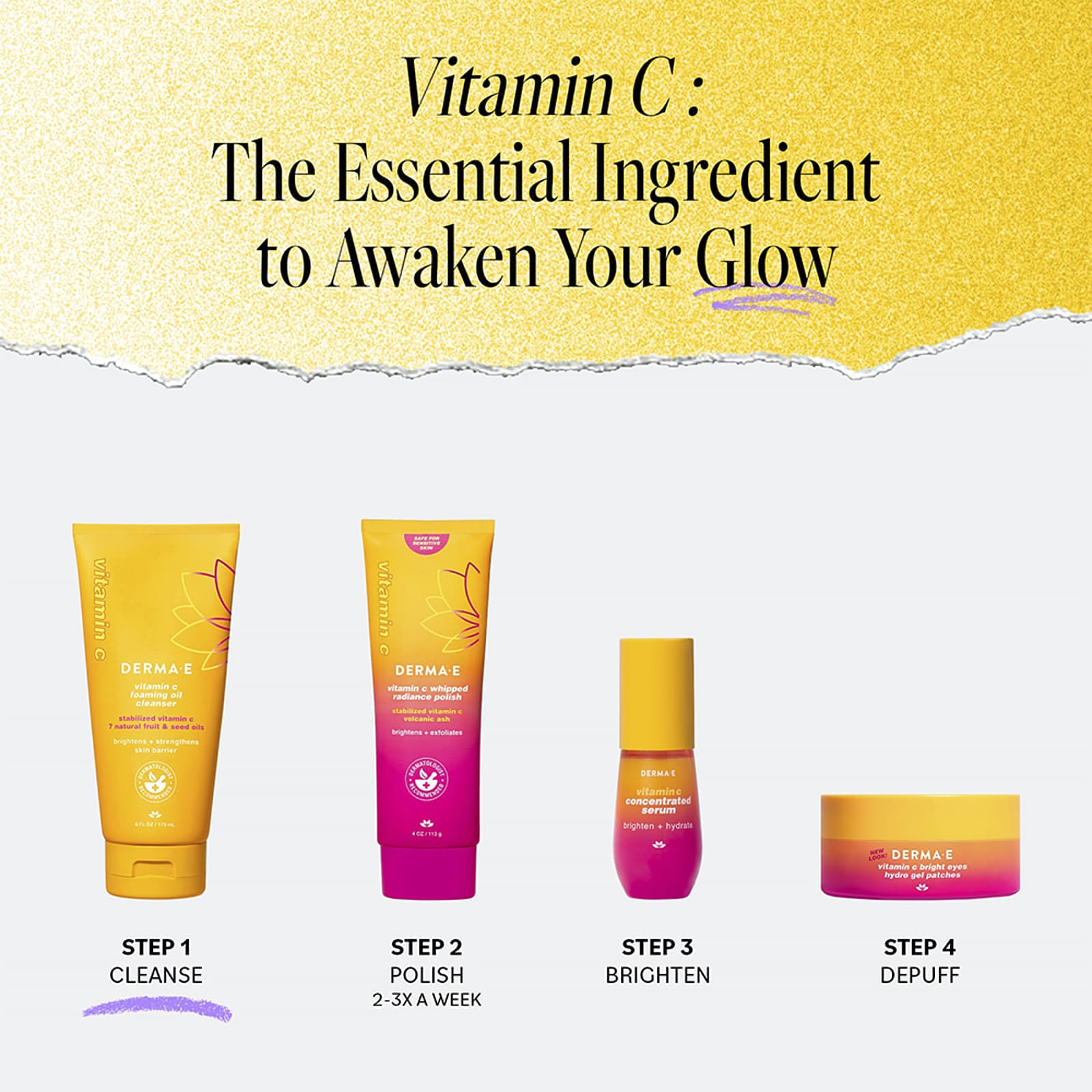 Derma E Vitamin C Foaming Oil Cleanser, 175 ml - view 5